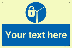 Custom mandatory lock rotor blades